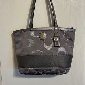 Coach Handbag Silver